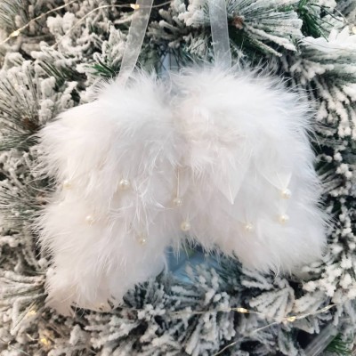 Крылья ангела из лебяжьего пуха